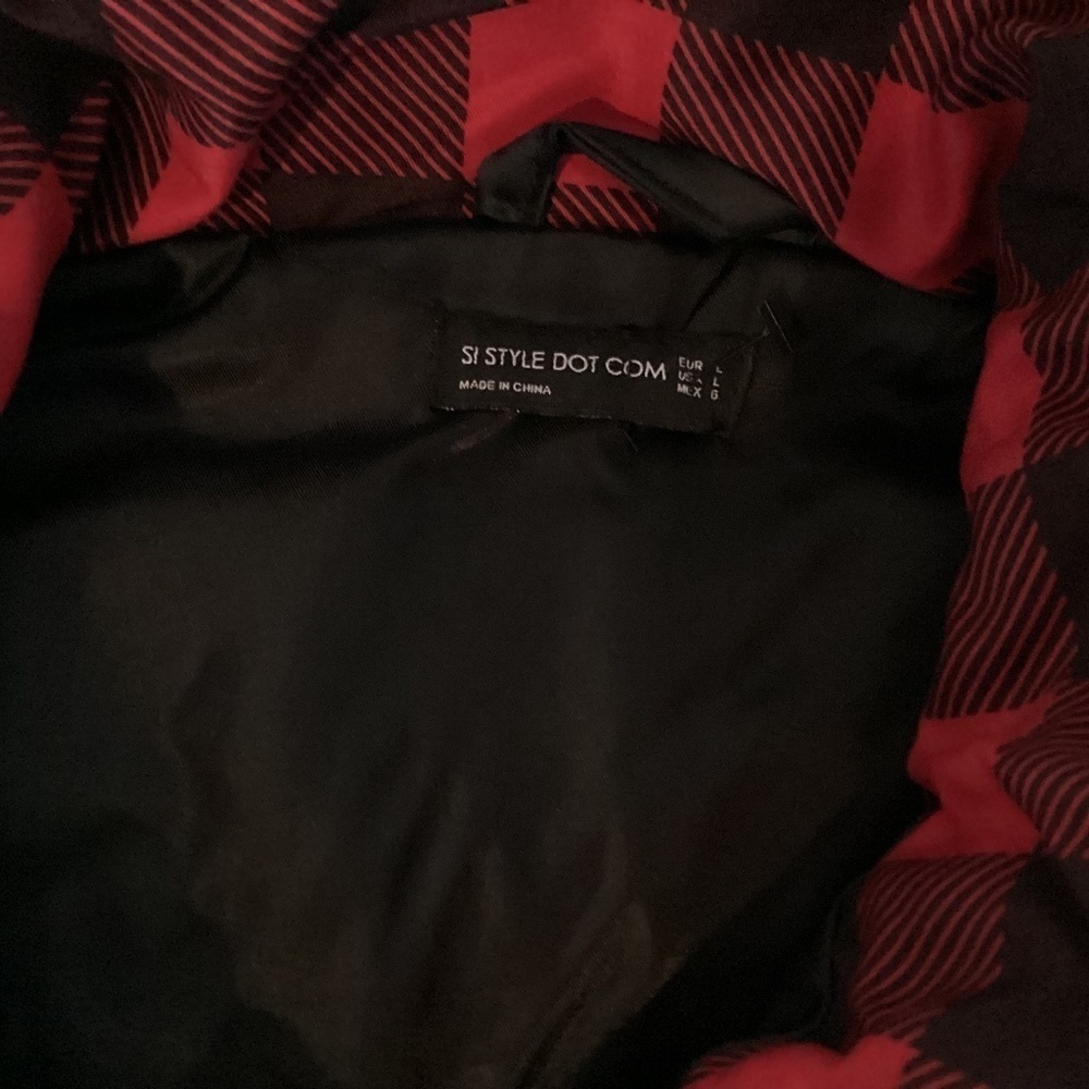 S1 Style Dot Com Vest, Size Large, Color Red/Black - image 3